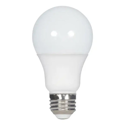 Satco S11321, A19 LED, 5.5W, 120V, 3000K Warm White, 450 Lumens, Medium E26 Base, Frost Finish, 6 Packs