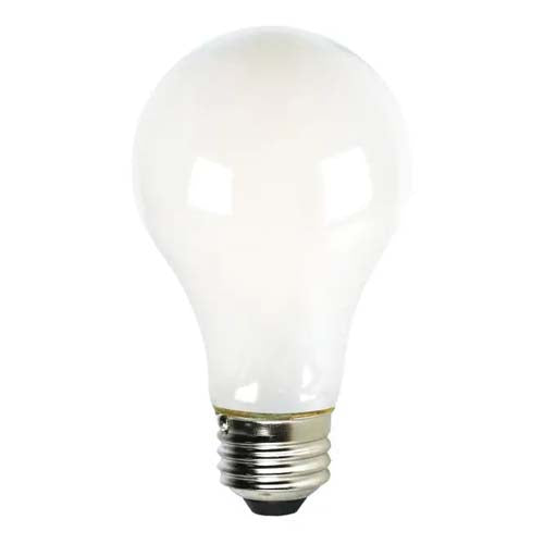 Satco S11356, A19 LED Filament, 8W, 120V, 2700K Warm White, 800 Lumens, Medium E26 Base, Soft White Finish, 6 Packs