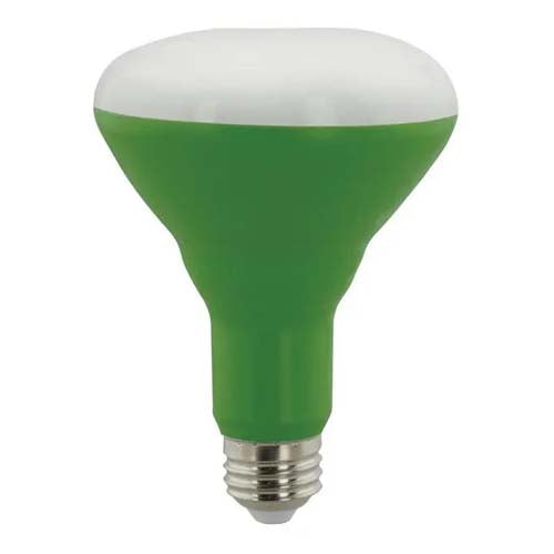 Satco S11441, BR30 LED, Full Spectrum Plant Grow Lamp, 9W, 120V, 3500K Neutral White, 600 Lumens, Medium E26 Base, White Finish
