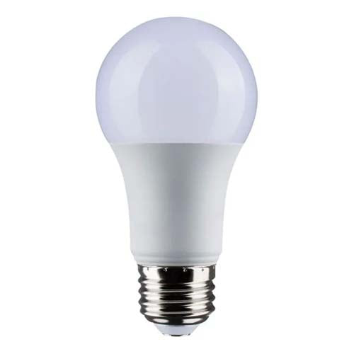 Satco S11459, A19 LED, Dimmable Agriculture Bulb, 10.5W, 120V, 5000K Natural Light, 1600 Lumens, Medium E26 Base, Frost Finish