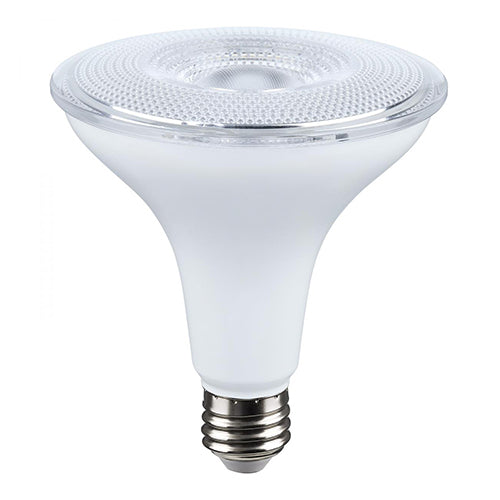 Satco S11475, PAR38 LED, 14W, 120V, 3000K Soft White, 1250 Lumens, Medium E26 Base, White Finish