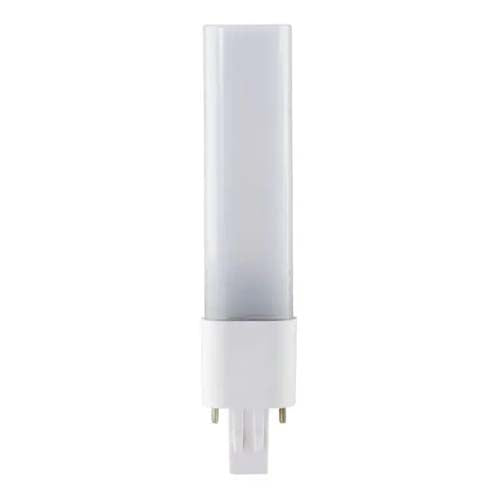 Satco S11550, PL 2-PIN Dual Mode LED, 5.5W, 120-277V, 2700K Warm White, 500 Lumens, GX23 Base, Frost Finish