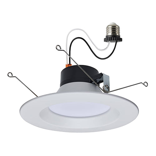 Satco S11639, Starfish, 5-6'' LED Retrofit Downlight, 11W, 120V, 2000-5000K RGB and Tunable White, 900 Lumens, Round, White Finish