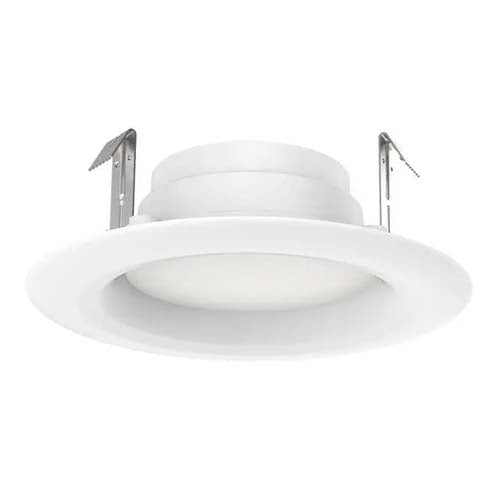 Satco S11640, 4'' LED Downlight Retrofit, 8.7W, 120V, 3000K Warm White, 600 Lumens, White Finish