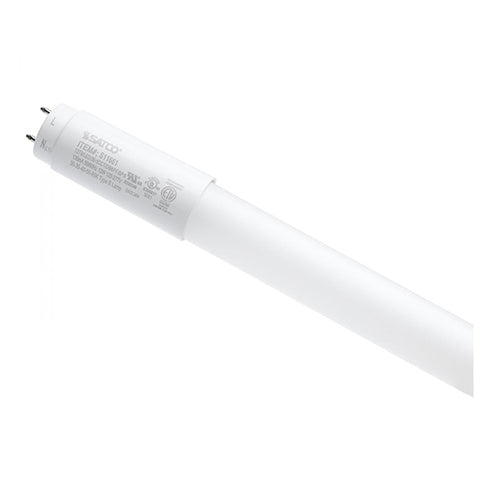 Satco S11661, 3' T8 LED, 12W, 120-277V, 3000/3500/4000/5000/6500K, 1450/1500/1550/1550/1500 Lumens, G13 Miniature Bi Pin Base, Frost Finish