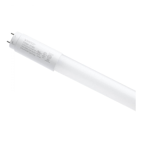 Satco S11663, 4' T8 LED, 10.5W, 120-277V, 3000/3500/4000/5000/6500K, 1600/1650/1700/1700/1650 Lumens, G13 Miniature Bi Pin Base, Frost Finish
