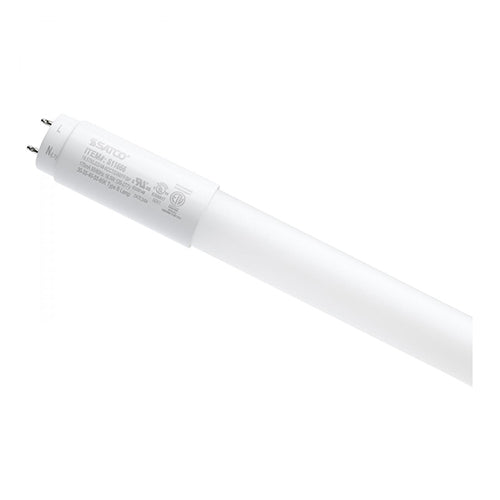 Satco S11666, 4' T8 LED, 18.5W, 120-277V, 3000/3500/4000/5000/6500K, 2400/2500/2600/2600/2500 Lumens, G13 Miniature Bi Pin Base, Frost Finish