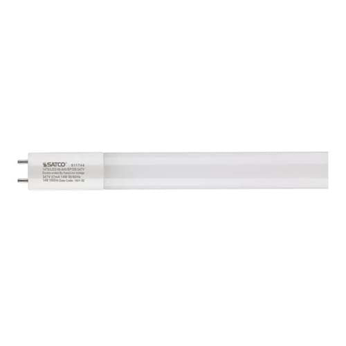 Satco S11744, 4' T8 LED, 14W, 347V, 4000K Cool White, 1800 Lumens, Medium Bi Pin Base, Gloss White Finish, 25 Packs