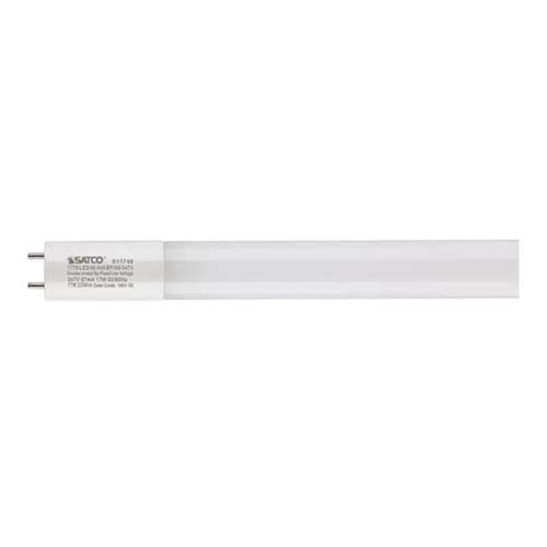 Satco S11746, 4' T8 LED, 17W, 347V, 4000K Cool White, 2200 Lumens, Medium Bi Pin Base, Gloss White Finish, 25 Packs