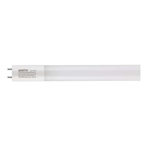 Satco S11747, 4' T8 LED, 17W, 347V, 5000K Natural Light, 2200 Lumens, Medium Bi Pin Base, Gloss White Finish, 25 Packs