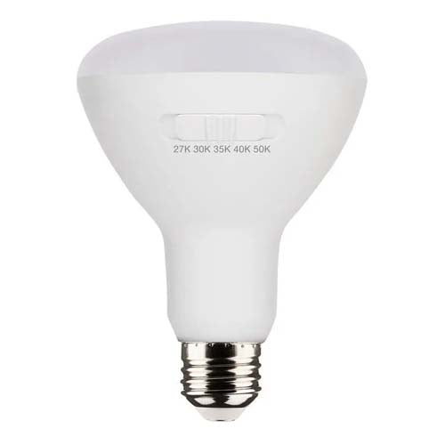 Satco S11780, BR30 LED, 8.5W, 120V, 2700/3000/3500/4000/5000K CCT Selectable, 700 Lumens, Medium E26 Base, White Finish