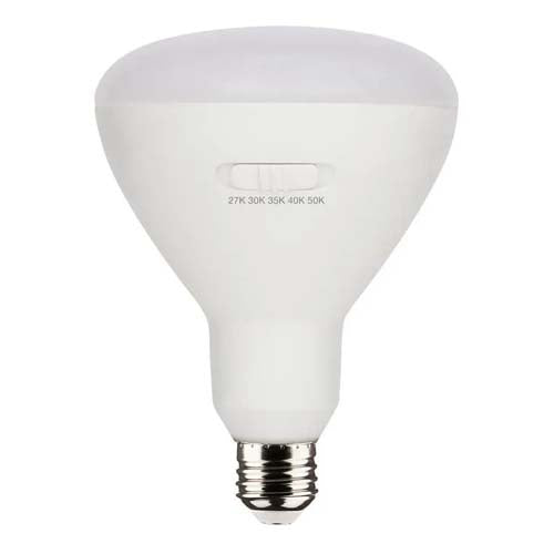 Satco S11781, BR40 LED, 13W, 120V, 2700/3000/3500/4000/5000K CCT Selectable, 1075 Lumens, Medium E26 Base, White Finish