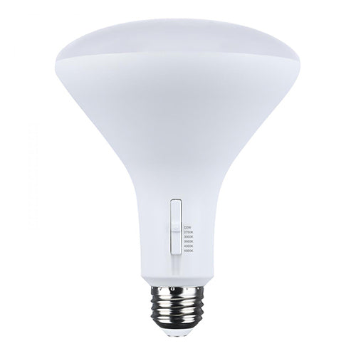 Satco S11785, BR40 LED, 11W, 120V, 2700/3000/3500/4000/5000K CCT Selectable, 1080 Lumens, Medium E26 Base, White Finish