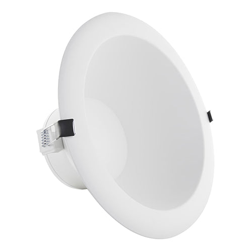 Satco S11811, 6'' Commercial LED Downlight, 11/16/23W, 120-277V, 2700/3000/3500/4000/5000K CCT Selectable, 900/1200/1750 Lumens, Round, White Finish