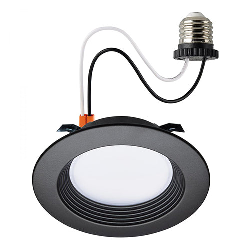 Satco S11834R1, 4'' LED Downlight Retrofit, 6.7W, 120V, 2700/3000/3500/4000/5000K CCT Selectable, 600 Lumens, Bronze Finish