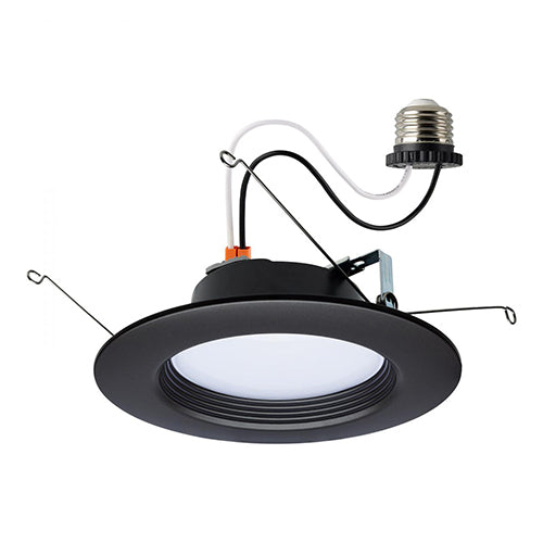 Satco S11837R1, 5-6'' LED Downlight Retrofit, 9W, 120V, 2700/3000/3500/4000/5000K CCT Selectable, 800 Lumens, Bronze Finish