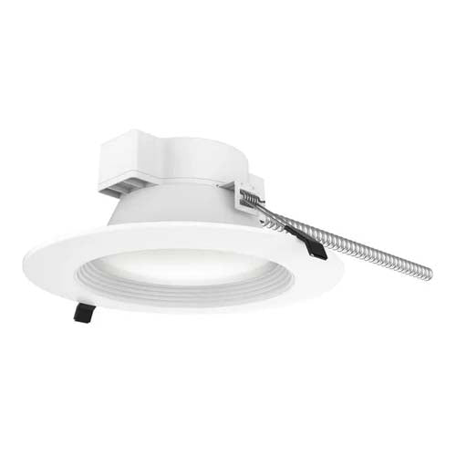 Satco S11852, 8'' Commercial LED Downlight, 22W, 120-277V, 2700/3000/3500/4000/5000K, 2200 Lumens, White Finish