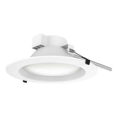 Satco S11853, 10'' Commercial LED Downlight, 30W, 120-277V, 2700/3000/3500/4000/5000K, 3500 Lumens, White Finish