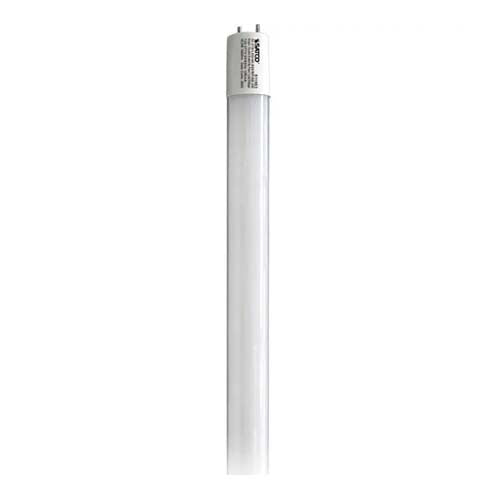 Satco S11963, 4' T8 LED, 10.5W, 120-277V, 5000K Natural Light, 1700 Lumens, Medium Bi Pin Base, Gloss White Finish, 25 Packs