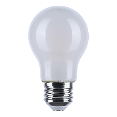 Satco S12164, A15 LED Filament, 4.5W, 120V, Dim To Warm 3000-2000K, 450 Lumens, Medium E26 Base, Frost Finish