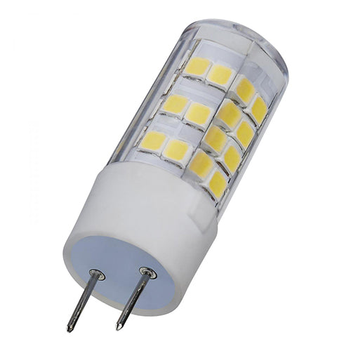 Satco S12325, T6 LED, 4.5W, 120V, 5000K Natural Light, 430 Lumens, Bi Pin G8 Base, Clear Finish