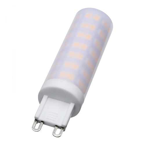 Satco S12333, T6 LED, 6.5W, 120V, 3000K Soft White, 600 Lumens, G9 Double Loop Base, Frost Finish