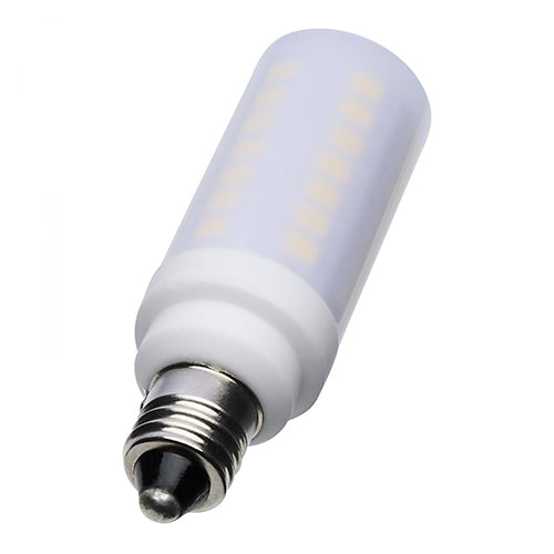 Satco S12337, T6 LED, 5W, 120V, 5000K Natural Light, 500 Lumens, Mini Candelabra E11 Base, Frost Finish