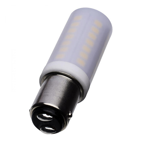 Satco S12353, T6 LED, 5W, 120V, 5000K Natural Light, 500 Lumens, Bayonet Double Contact Base, Frost Finish