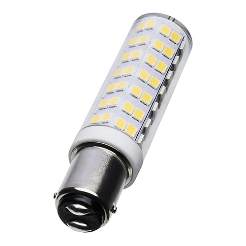 Satco S12355, T6 LED, 6.5W, 120V, 5000K Natural Light, 650 Lumens, Bayonet Double Contact Base, Clear Finish