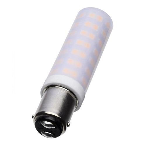 Satco S12356, T6 LED, 6.5W, 120V, 3000K Soft White, 600 Lumens, Bayonet Double Contact Base, Frost Finish