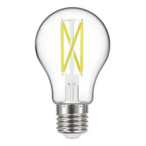 Satco S12425, A19 LED Filament, 10.5W, 120V, 5000K Natural Light, 1100 Lumens, Medium E26 Base, Clear Finish