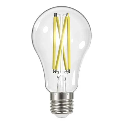 Satco S12443, A19 LED Filament, 12.5W, 120V, 3000K Soft White, 1500 Lumens, Medium E26 Base, Clear Finish