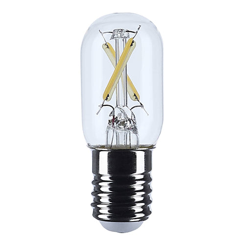 Satco S12520, T6.5 LED, 3W, 120V, 4000K Cool White, 200 Lumens, Intermediate E17 Base, Clear Finish