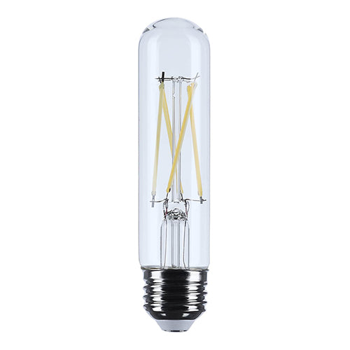 Satco S12525, T10 LED, 8W, 120V, 3500K Neutral White, 800 Lumens, Medium E26 Base, Clear Finish