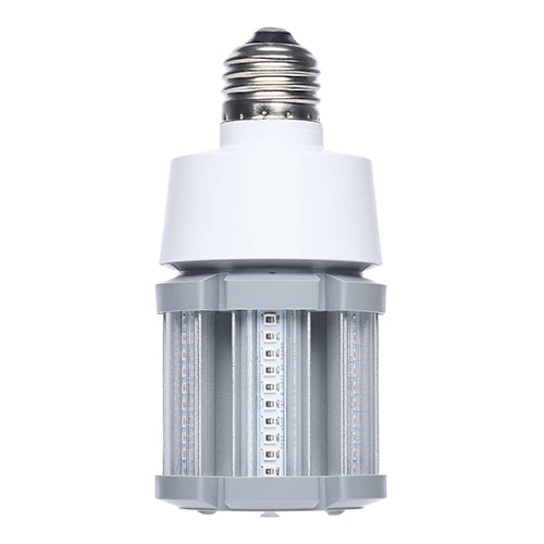 Satco S13137, Turtle Friendly 585Nm Amber Corncob, 9W, 120-277V, 1600K, 395 Lumens, Medium E26 Base, Dark Gray Finish