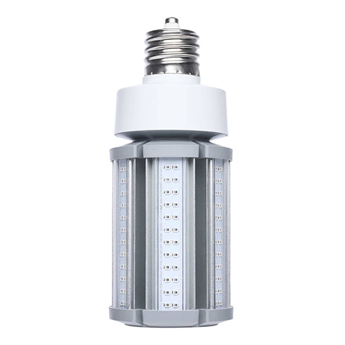 Satco S13138, Turtle Friendly 585Nm Amber Corncob, 27W, 120-277V, 1600K, 2000 Lumens, Medium E26 Base, Dark Gray Finish
