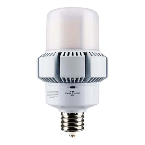 Satco S13167, A-Plus 37 LED, 65/32W, 100-277V, 3000/4000/5000K CCT Selectable and Wattage Selectable, 8450/4420 Lumens, Mogul EX39 Base, White Finish