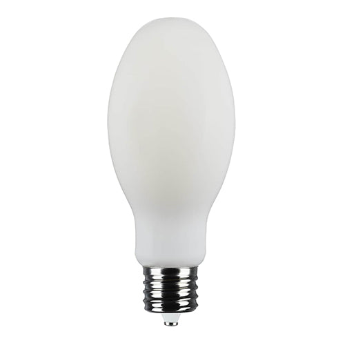 Satco S13198, 40W/LED/HID/ED28/830/EX39/WH, ED28 LED HID Replacement, 40W, 120-277V, 3000K Soft White, 6000 Lumens, Mogul EX39 Base, White Finish