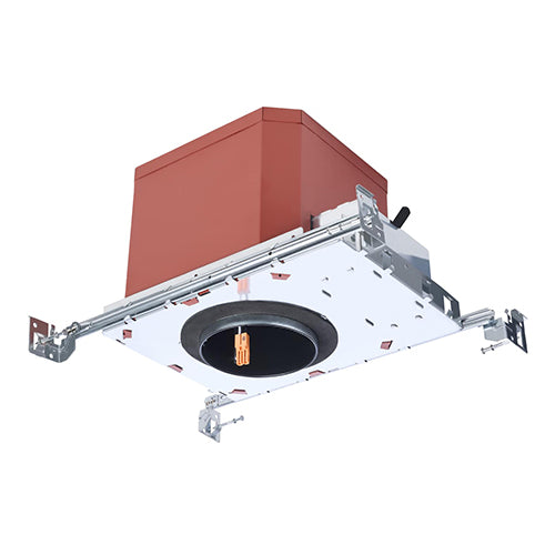 Satco S14012, 4" RECESSED HOUSING FIRE RATED, 120/277V, 4" Fire Rated, IC, AT, LED New Construction Can, LED Quick Connector