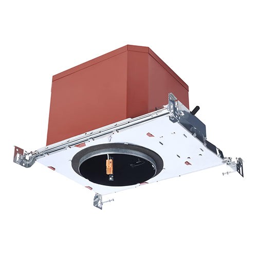 Satco S14013, 6" RECESSED HOUSING FIRE RATED, 120/277V, 6" Fire Rated, IC, AT, LED New Construction Can, LED Quick Connector