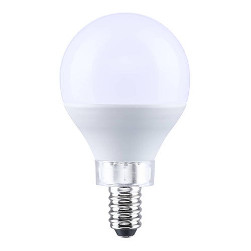 Satco S15203, 5.5A15L/850/E12/P/D/1PK, A15 LED, 5.5W, 120V, 5000K Natural Light, 450 Lumens, Candelabra E12 Base, Frost Finish, 1-Pack