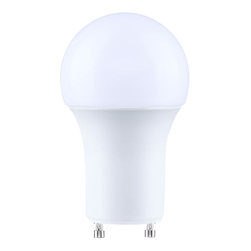 Satco S15218, 9.5A19L/950/GU24/P/D/1PK, A19 LED, 9.5W, 120V, 5000K Natural Light, 800 Lumens, Bi Pin GU24 Base, Frost Finish, 1-Pack