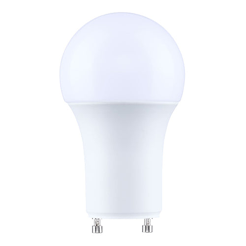 Satco S15220, 12A19L/940/GU24/P/D/1PK, A19 LED, 12W, 120V, 4000K Cool White, 1100 Lumens, Bi Pin GU24 Base, Frost Finish, 1-Pack
