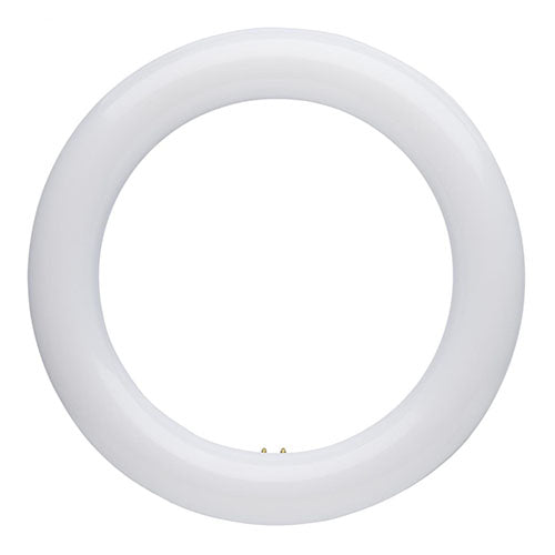 Satco S16510, T9 LED Circline, 11W, 120-277V, 3000/4000/6500K, 1300/1400/1350 Lumens, G10q Base, Frost Finish