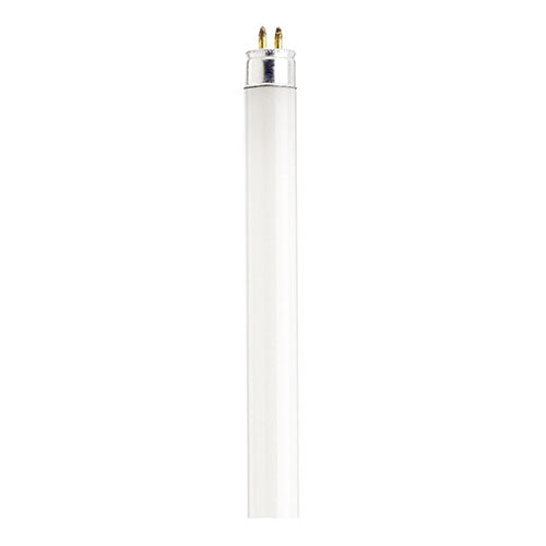 Satco S1907-TF, 1.75' T5 Preheat Fluorescent, 13W, 3000K Warm White, 880 Lumens, Miniature Bi Pin Base, Shatter Proof, Frost Finish