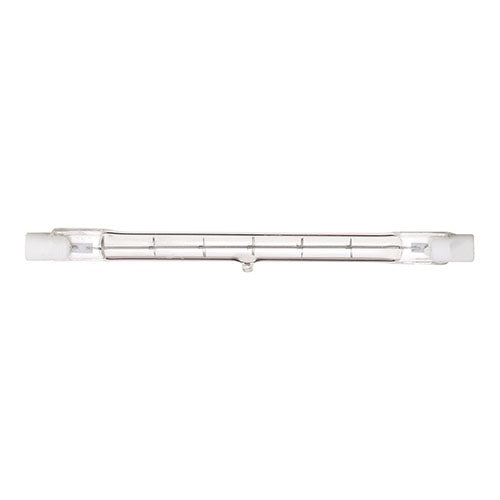 Satco S1926, T3 Halogen, 500W, 130V, 2900K Warm White, 9500 Lumens, Double Ended Base, Clear Finish, 12 Packs
