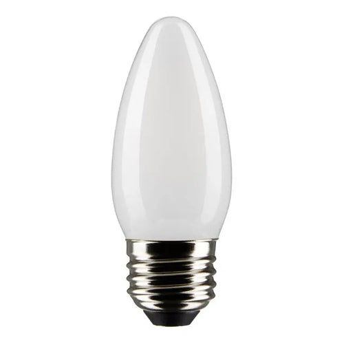Satco S21283, B11 LED Filament, 3W, 120V, 2700K Warm White, 250 Lumens, Medium E26 Base, Frost Finish