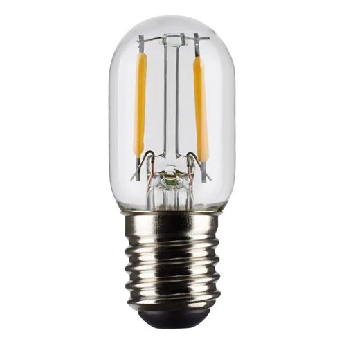 Satco S21343, T6.5 LED Filament, 3W, 120V, 3000K Soft White, 200 Lumens, Intermediate E17 Base, Clear Finish