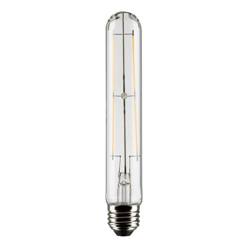 Satco S21355, T9 LED Filament, 8W, 120V, 3000K Soft White, 800 Lumens, Medium E26 Base, Clear Finish