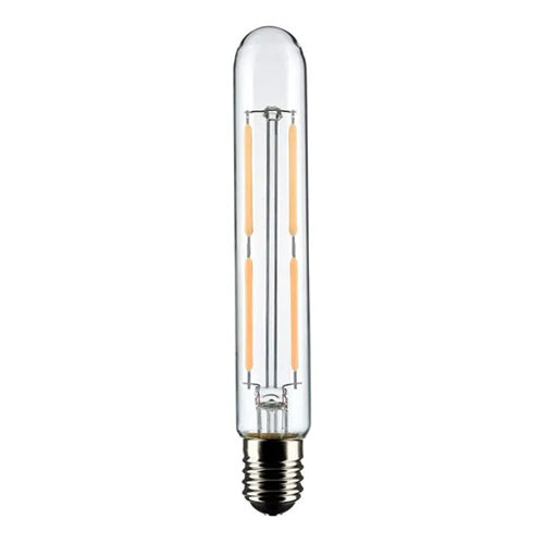 Satco S21371, T6.5 LED Filament, 4W, 120V, 4000K Cool White, 400 Lumens, Intermediate E17 Base, Clear Finish